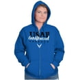 thumbnail image 3 of US Air Force USAF Girlfriend Pride Zip Hoodie Sweatshirt Women Brisco Brands S, 3 of 6