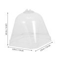 thumbnail image 2 of Plastic Plant Cover Transparent Garden Freeze Protection Cloche Seedlings Dome, 2 of 6