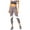 Brown - almgreblack, variant on Reebok Womens Lux Color Block Compression Athletic Pants, Brown, X-Small