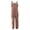 Khaki, variant on Womens Bib Overalls Womens Solid Color Comfy Boho Streetwear Rompers One Piece Outfits With Pockets Green L