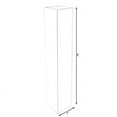 thumbnail image 2 of 40 inch Tall Rectangular Wooden Modern Floor Vase - Sleek Contemporary Decor Accent for Living Room, Bedroom, Hallway and Entryway - Handcrafted Decorative Display Piece with Elegant Design, White, 2 of 4
