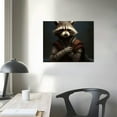 thumbnail image 4 of COMIO Framed Renaissance of an aristocrat racoon dressed in noble clothing Wall Art, cowboy raccoon Canvas Print, cute racoon Wall Decor, Renaissance raccoon Wall Art, Wall Decor,Art, 4 of 5