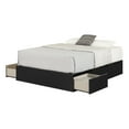 thumbnail image 2 of South Shore Fusion, Contemporary Bed, Queen Black, 2 of 13