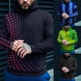 thumbnail image 3 of Men Pullover Hoodies Hooded Sweatshirts Long Sleeve Baggy Jumper Activewear Tops, 3 of 8