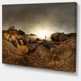 thumbnail image 2 of Brown Rocky Forest Panorama, 2 of 3