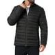 thumbnail image 1 of CHAQUETA PUFFER QUILTED CON CREMALLERA Y CUELLO ALTO PARA HOMBRE INSPIRAR CHIC, COLOR SÓLIDO, NEGRO, TALLA M, 1 of 6