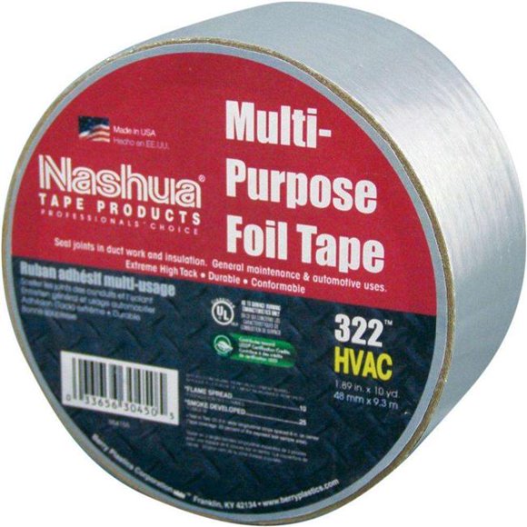 Nashua 2 in. x 50 yd. Aluminum Foil Tape, 322-2