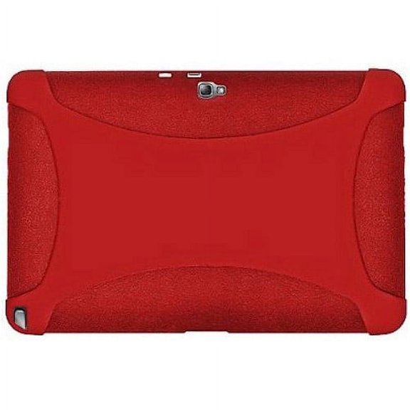 Samsung Galaxy Note 10.1 Case, Rugged Silicone Skin Jelly Slim Protective Heavy Duty Shockproof Case for Samsung Galaxy Note 10.1 GT-N8000 - Red