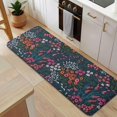thumbnail image 5 of Pioneer Flower Floral Print Pattern Kitchen Rug Mat,Kitchen Runner Rugs Non Skid Washable,Decorative Kitchen Floor Mats for Kitchen,Sink,Laundry,17"x47.2", 5 of 7