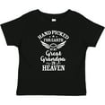 thumbnail image 3 of Inktastic Handpicked for Earth by My Great Grandpa in Heaven Boys or Girls Baby T-Shirt, 3 of 5