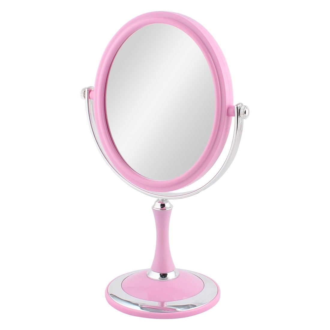 Unique BargainsWomen Plastic Oval Classical Style Dual Sided Magnifying