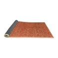 thumbnail image 2 of Ahgly Company Indoor Square Abstract Orange Modern Area Rugs, 6' Square, 2 of 4