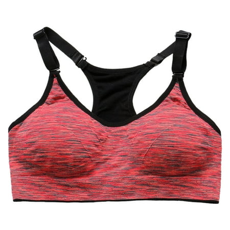 

huanledash Women Fitness Workout Seamless Sports Bra Top Vest Breathable Yoga Underwear