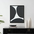 thumbnail image 3 of SAFAVIEH What Great Distance 16 in. x 20 in. Framed Wall Art, Midnight Blue/Ivory, 3 of 7