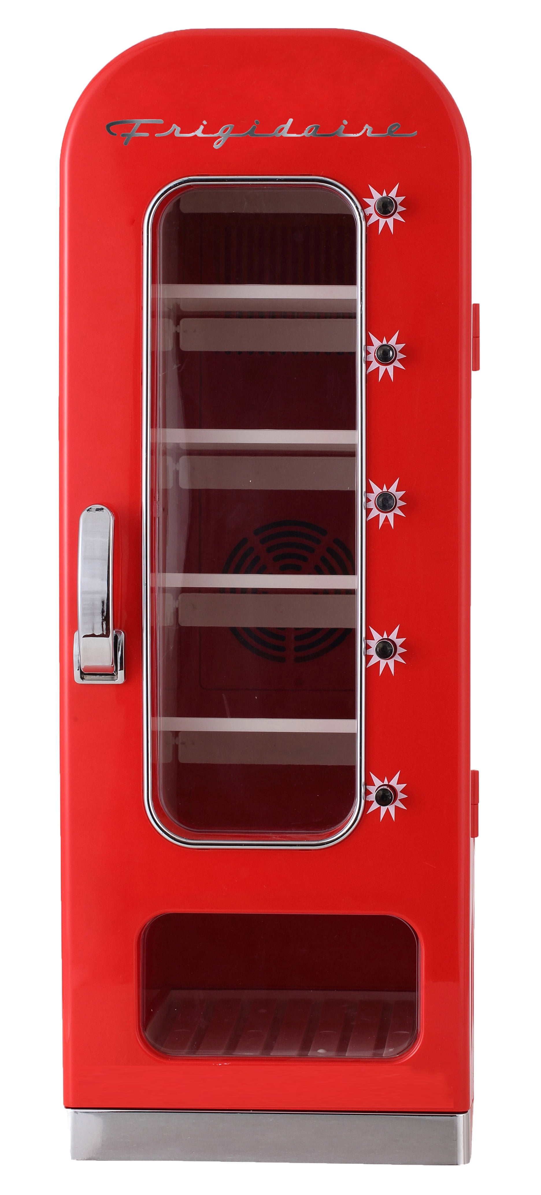 Frigidaire 0.6 cu. ft. Can Dispenser & Beverage Mini Personal Vending machine Fridge Cooler (EFMIS045) - Red, New, 20 inch Width