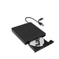 thumbnail image 1 of External CD/DVD Drive For Laptop Dual Head USB A/C 3.0 CD DVD Player Portable +/-RW Burner CD ROM Reader Writer Disk Duplicator ,Fast USB 3.0, 1 of 6
