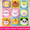 thumbnail image 4 of DIY Embroidery Doll Set, Cartoon Animal Sewing Craft Kit, 4 of 8