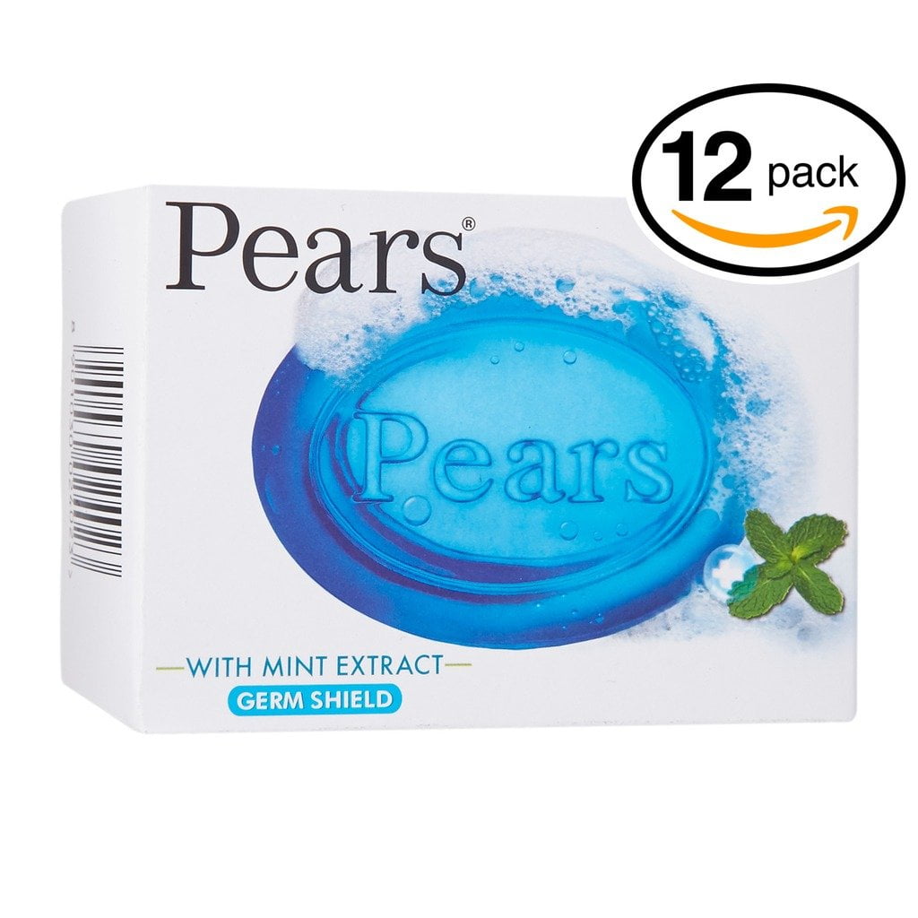 Pears Soap with Mint Extract, 4.4 Oz Bars, 3 in a Pack (Pack of 4) 12