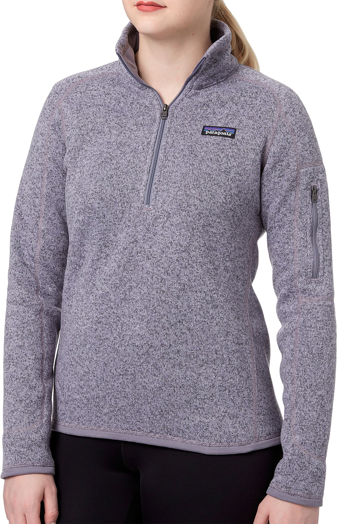 patagonia women's better sweater quarter zip fleece jacket