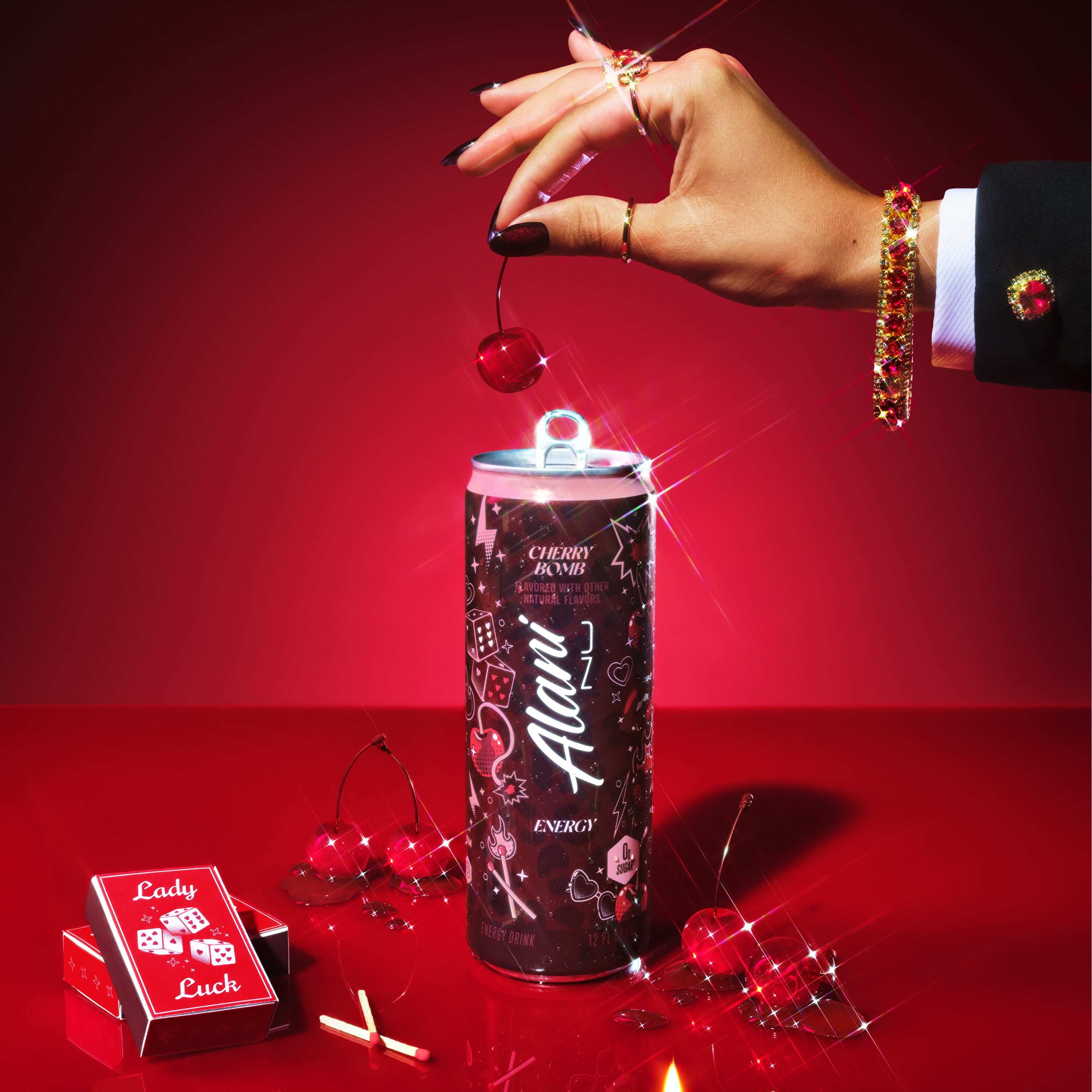 Alani, Cherry Bombshell-Jan LTO, 12 fl oz, Single Can - Walmart.com