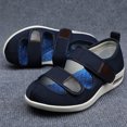 thumbnail image 3 of Sandalias informales de ortopedia, zapatos hinchados de pies anchos, ajuste de la eversión del pulgar, zapatos suaves y cómodos para diabéticos, zapatos para mamá y papá, 3 of 5