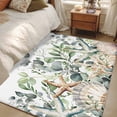 thumbnail image 4 of Sage Green Ocean Runner Rug 2.7x5 FT, Non Slip Entryway Carpet, Coastal Eucalyptus Starfish Shell Washable Soft Floor Carpet Entrance Mat Non-Shedding Throw Rug for Hallway Laundry Room Bedside, 4 of 9