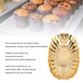 thumbnail image 4 of Bandeja Ovalada De Metal, Plato Para Refrigerios, Plato Decorativo Para Servir Para Exhibición De Alimentos, Plato De Repostería, Pulido Mate Inoxidable Con Diseño Apilable Para, 4 of 7