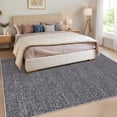 thumbnail image 4 of Living Room Rug 8x10 Washable Rug Large Indoor Non Slip Geometric Rug Modern  Area Rug Accent Floor Cover Stain Resistant Contemporary Throw Floor Carpet for Bedroom Home Decor, 4 of 13