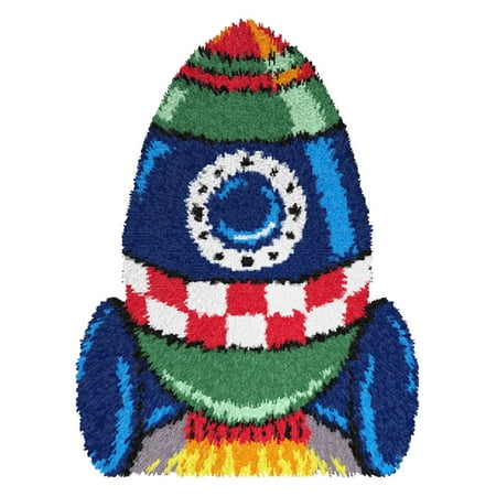 UPC: 5902067325346 | Latch hook rug kit  Spaceship  4187