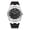Silver, variant on Men's watch with silicone strap, sports casual large dial, fashionable waterproof quartz watch for men