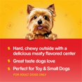 thumbnail image 2 of Pedigree Mini Jumbone Real Beef Flavor Dental Treats for Dogs, 21 oz Pouch (4 Pack), 2 of 6