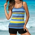 thumbnail image 6 of Itsame Swimsuits for Womens Sets, Printed Sweatshirts Blue, 6 of 9