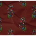thumbnail image 4 of oneOone Organic Cotton Poplin Twill Fabric Leaves & Floral Block Fabric Prints By Yard 42 Inch Wide, 4 of 4
