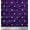 Dark Purple, variant on Soimoi Purple Cotton Voile Fabric Shining Dots Print Fabric by Yard 42 Inch Wide