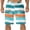 005 Orange, variant on Mens Swim Trunks Hawaiian Floral Quick Dry Beach Shorts Elastic Waistband Drawstring Casual Shorts