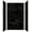 Black Caruso, variant on Transolid Twk604896-H Titan 96" High X 60" Wide X 48" Deep Matte Honed Shower Wall Kit -