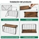 thumbnail image 5 of Juego de 3 Repisas Flotantes de Pared, Estantes Flotantes Estante de Pared, Estante de Almacenamiento Repisas para Baño Cocina Cuarto Estar Oficina Dormitorio, 5 of 7