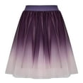 thumbnail image 3 of Sngxgn Women's Summer Solid Split Hem Mini Skirt(Purple,One Size), 3 of 6