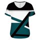 thumbnail image 5 of Blusas de Manga Corta Casuales para las Mujeres Imprimir V-Cuello Suéter Blusa de Poliéster Sudadera de Moda, Top de las Señoras para Invierno Primavera Uso Diario, 5 of 6
