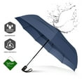 Repel Windproof Travel Umbrella, Teflon Coated Double Vented Canopy