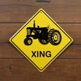 thumbnail image 2 of Tractor Crossing Metal Sign Warning Country Road Street Caution XING Rustic Home Farmhouse Wall Decor, 2 of 6