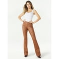 thumbnail image 2 of Sofia Jeans Women's Melisa Flare High Rise Coated Pants, 33.5" Inseam, Sizes 2-20, 2 of 6