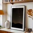 thumbnail image 5 of Astrophotography in the Appalachians - Virginia Photography Night Sky Stars Milky Way Space Astronomy Silhouette Cosmic Black Framed Wall Art Print 24 x 36 inches, 5 of 8