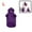 Purple, variant on Warm Hooded Cotton Dog Sweatshirt Hooded Pet Winter Clothes Coat Grey M