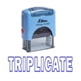 thumbnail image 1 of TRIPLICATE Self Inking Rubber Stamp Custom Shiny Office Stationary Stamp, 1 of 1