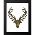 thumbnail image 2 of Grey, Jace 15x18 Black Modern Framed Museum Art Print Titled - Aged Deer, 2 of 5