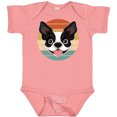 thumbnail image 3 of Inktastic Boston Terrier Dog Retro Sunset Boys or Girls Baby Bodysuit, 3 of 5
