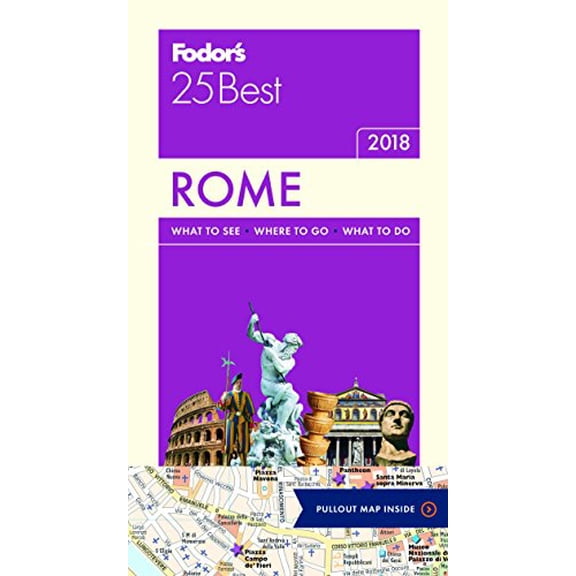 Pre-Owned Fodor's Rome 25 Best (Full-color Travel Guide, 13), 9780147547118, 0147547113, Paperback, 13 edition