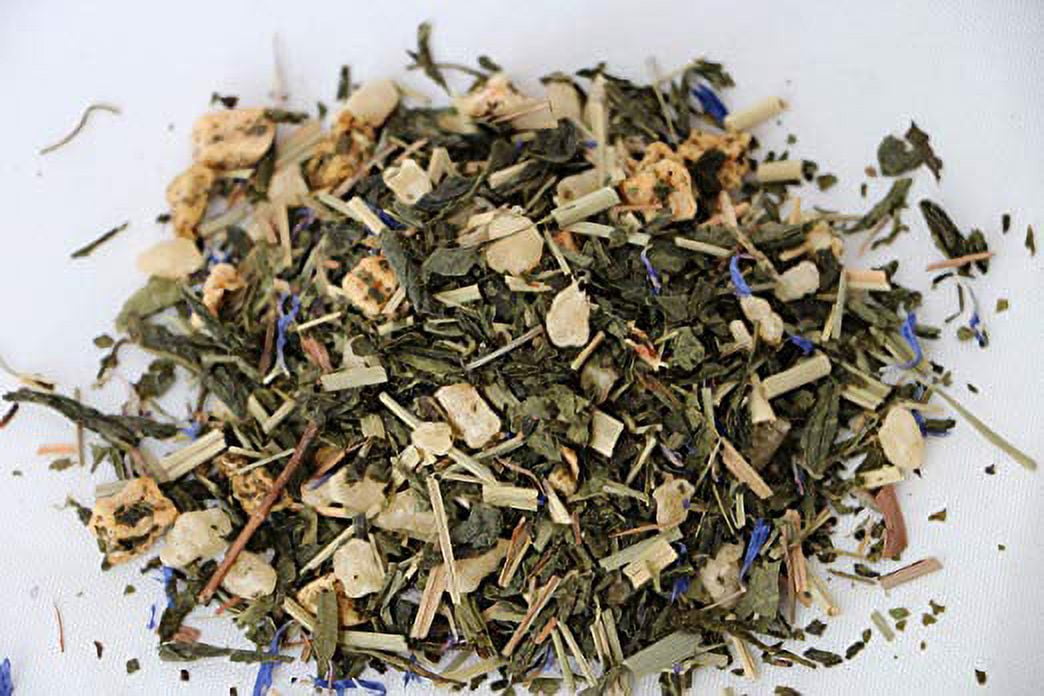 Itrix Tea Lemongrass Green Tea, 1 lb (16 oz) - Citrus Fruit Blend Tea, Boosts Metabolism & Cleanses Toxins, High Antioxidant Wellness Tea, Non-GMO