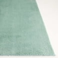 thumbnail image 5 of SAFAVIEH Faux Rabbit Fur Daven Solid Polyester Machine Washable Area Rug, Sage, 4' x 6', 5 of 9